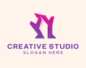 Creative Abstract Agency logo design