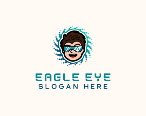 Handsome Guy Sunglasses logo design