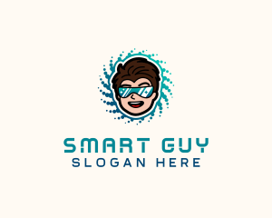 Handsome Guy Sunglasses logo design