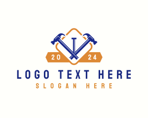 Remodeling - Hammer Construction Hardware logo design