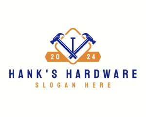 Hammer Construction Hardware logo design