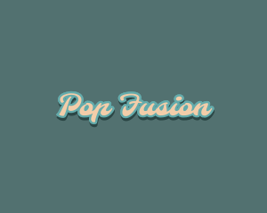 Pop - Groovy Retro Pop logo design