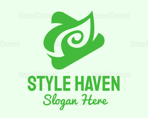 Green Leaf Media Player Logo