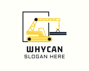 Industrial Construction Crane Logo