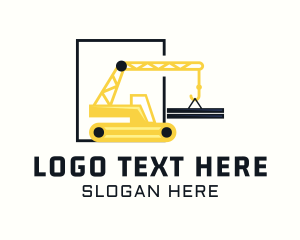 Engineer - Industrial Construction Crane logo design