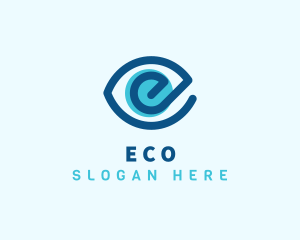 Eye Clinic Letter E Logo