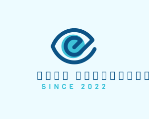 Optometrist - Eye Clinic Letter E logo design