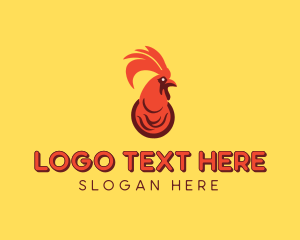 Chick - Rooster Bird Farm logo design