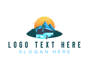 Accommodation - Mountain Bus Outdoor Adventure logo design