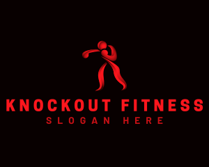 Boxing - Boxing Athletic Fitness logo design