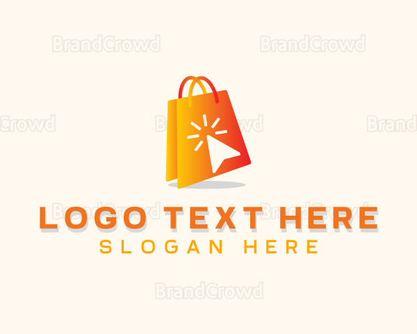 Online Shopping Bag Logo