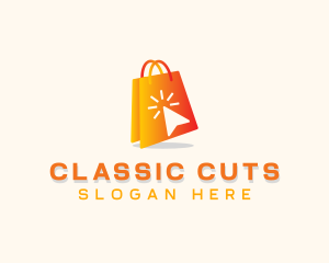 Online Shopping Bag logo design