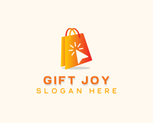 Online Shopping Bag logo design