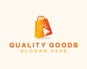 Goods - Online Shopping Bag logo design
