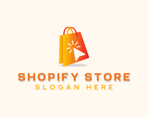 Online Shopping Bag logo design