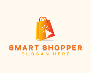 Shopper - Online Shopping Bag logo design