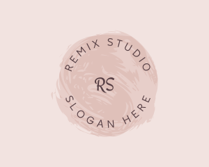 Stylish Watercolor Studio logo design