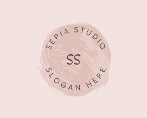 Stylish Watercolor Studio logo design