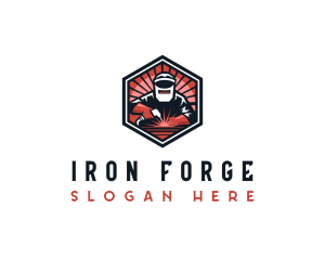 Industrial Welding Fabrication logo design