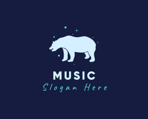 Winter Polar Bear  Logo