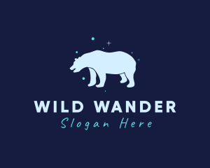 Winter Polar Bear  logo design