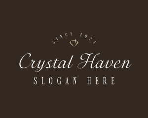 Elegant Gemstone Jewelry logo design