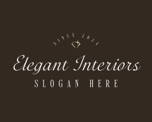 Elegant Gemstone Jewelry logo design