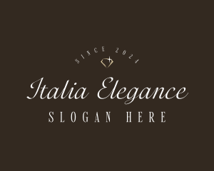 Elegant Gemstone Jewelry logo design