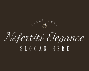 Elegant Gemstone Jewelry logo design