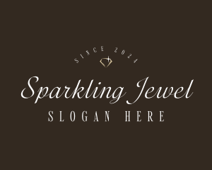 Elegant Gemstone Jewelry logo design