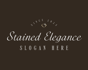 Elegant Gemstone Jewelry logo design