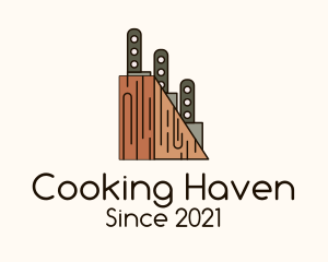 Kitchen - Kitchen Knife Holder logo design