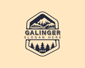 Mountaineering - Highland Camping Outdoor logo design
