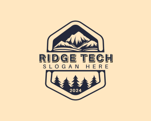 Ridge - Highland Camping Outdoor logo design