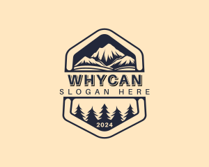 Backpacking - Highland Camping Outdoor logo design
