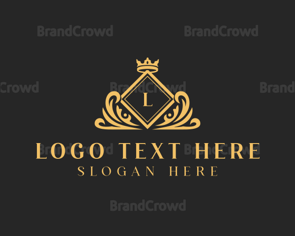 Regal Crown Monarchy Logo