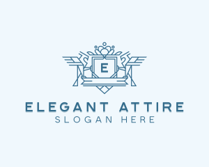 Elegant Hawk Crest logo design