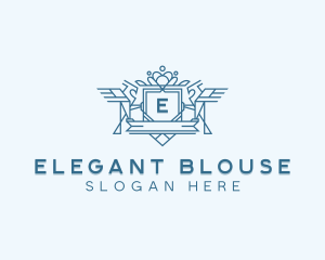 Elegant Hawk Crest logo design