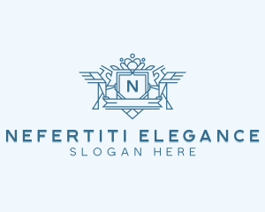 Elegant Hawk Crest logo design