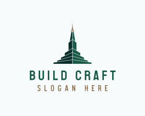 Skyscraper Tower Building logo design