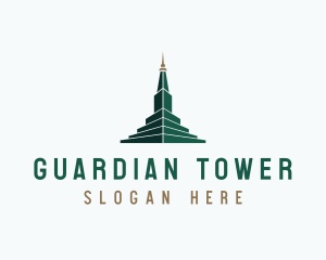 Skyscraper Tower Building logo design