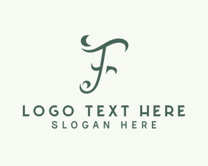 Green - Professional Business Letter F logo design