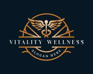 Caduceus Wellness Laboratory logo design