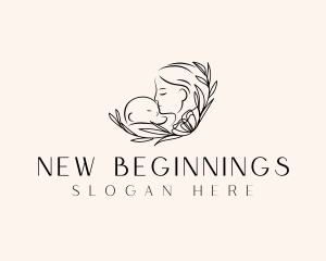 Birth - Parenting Mother Baby logo design