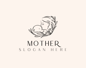 Parenting Mother Baby logo design
