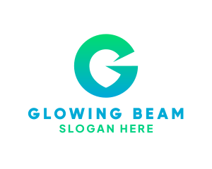 Green Gradient G logo design