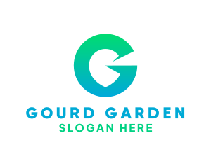 Green Gradient G logo design