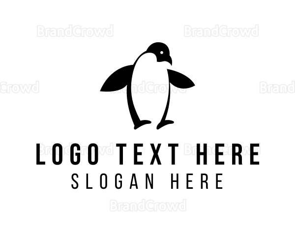 Penguin Bird Zoo Logo