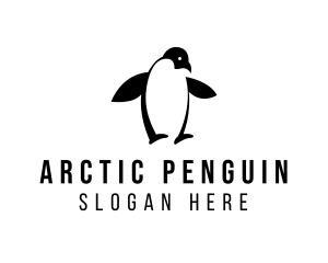 Penguin Bird Zoo logo design