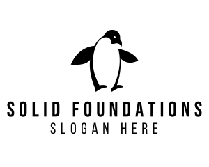 Sanctuary - Penguin Bird Zoo logo design